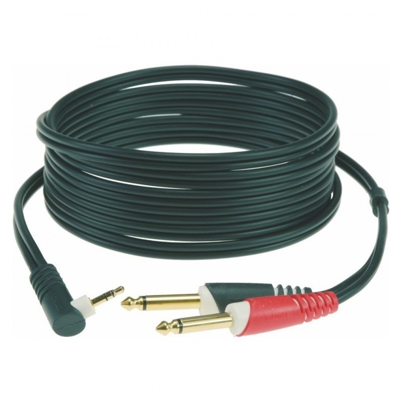 KLOTZ AY5A-0300 - kabel M Jack - 2 x JACK 3m