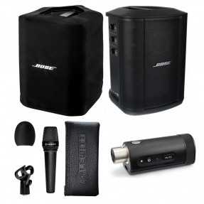 Zestaw nagłośnieniowy Bose Lewitt SET Kolumna S1 Pro+ mikrofon pokrowiec