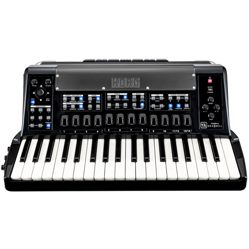KORG FISA SUPREMA C PMBK, Compact Model, 37 klawiszy - Akordeon Cyfrowy - 3 - Akordeony cyfrowe - Rewolucyjny cyfrowy akordeon, 