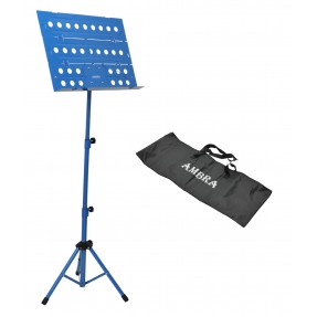 Ambra AM-07 BL  Pulpit orkiestrowy na nuty niebieski - 1 - Pulpity do nut - Ambra AM-07 BL  Pulpit orkiestrowy na nuty niebieski