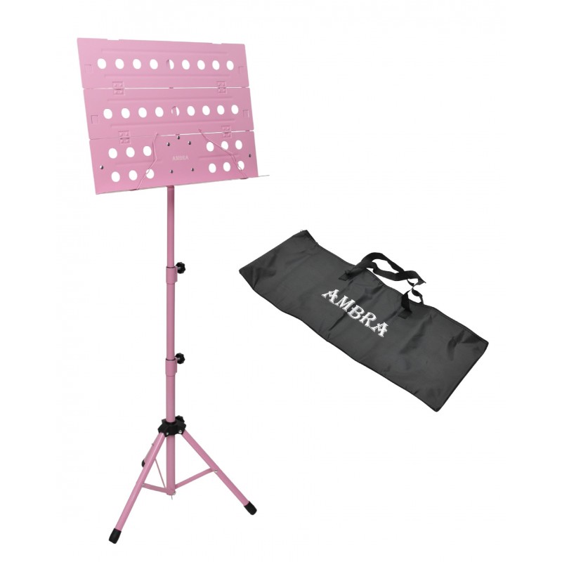 Ambra AM-07 PK  Pulpit orkiestrowy na nuty różowy - 1 - Pulpity do nut - Ambra AM-07 PK Pulpit orkiestrowy na nuty niebieski Pul