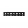 Kera Audio 2U-24D - Patch panel Rack 19" 2U na 24 gniazd typu D