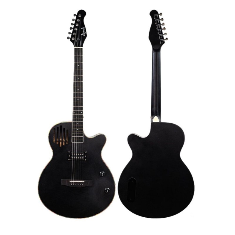 Kazuki SA-40-BK - Gitara elektryczna hybrydowa