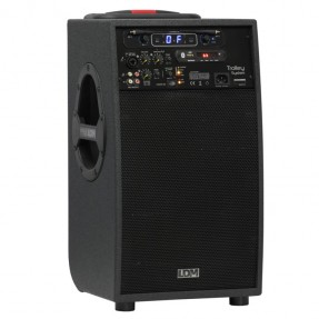 LDM Trolley System Przenośny system wzmacniający - 1 - Kolumny z własnym zasilaniem - System nagłośnieniowy Z akumulatorem Li-io