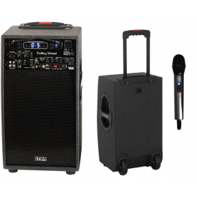 LDM Trolley Street 1xH16 - zestaw nagłośnieniowy z mikrofonem bezprzewodowym - 1 - Zestawy nagłośnieniowe - Zestaw nagłośnieniow