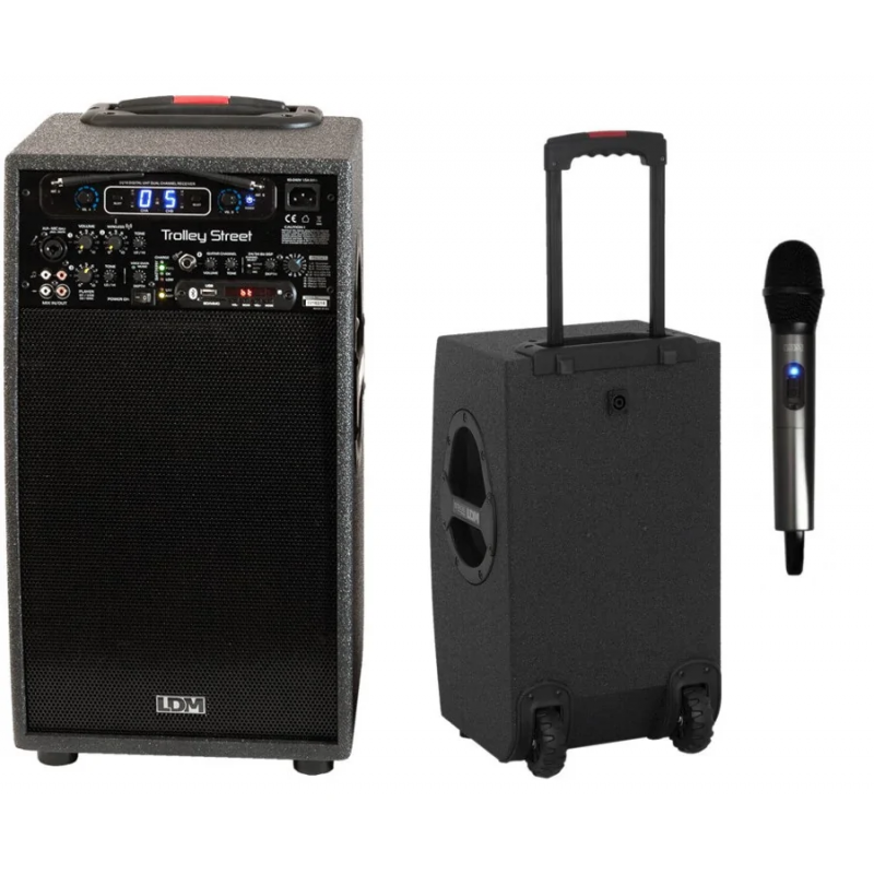 LDM Trolley Street 1xH16 - zestaw nagłośnieniowy z mikrofonem bezprzewodowym - 1 - Zestawy nagłośnieniowe - Zestaw nagłośnieniow