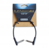 RockBoard Flat Patch Cable - 20 cm / 7 7/8" złączka, kabel patch 0,2m - 1 - Kable gitarowe - Złączki RockBoards Flat Patch są wy
