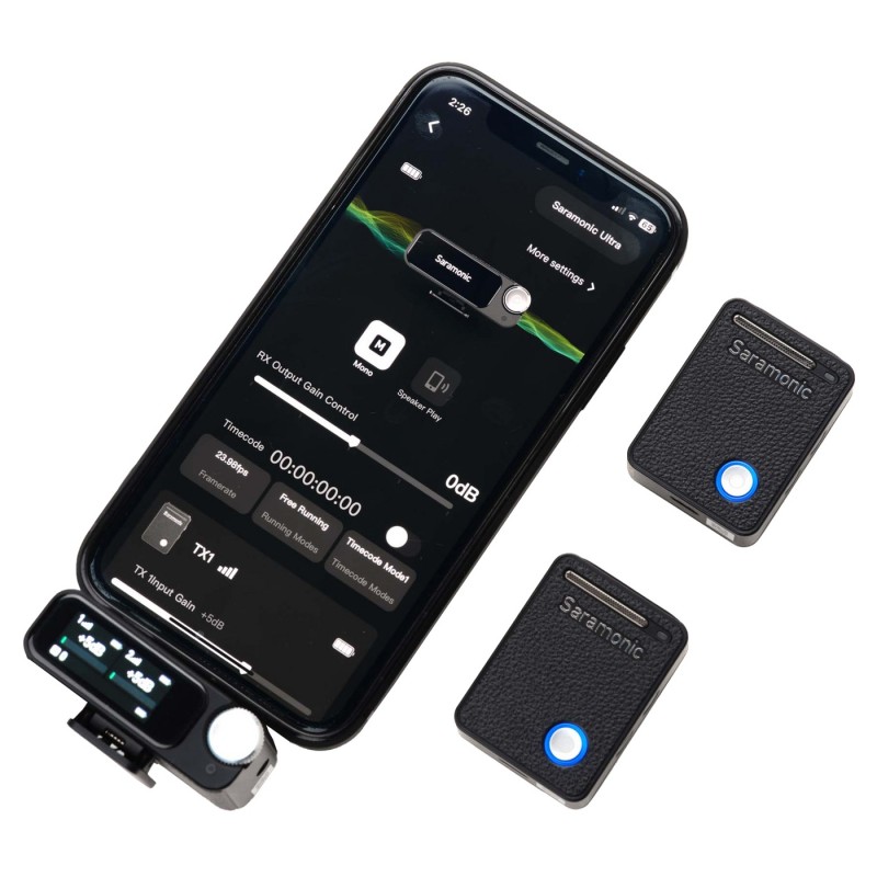 Saramonic Ultra 01 - Zestaw do bezprzewodowej transmisji dźwięku