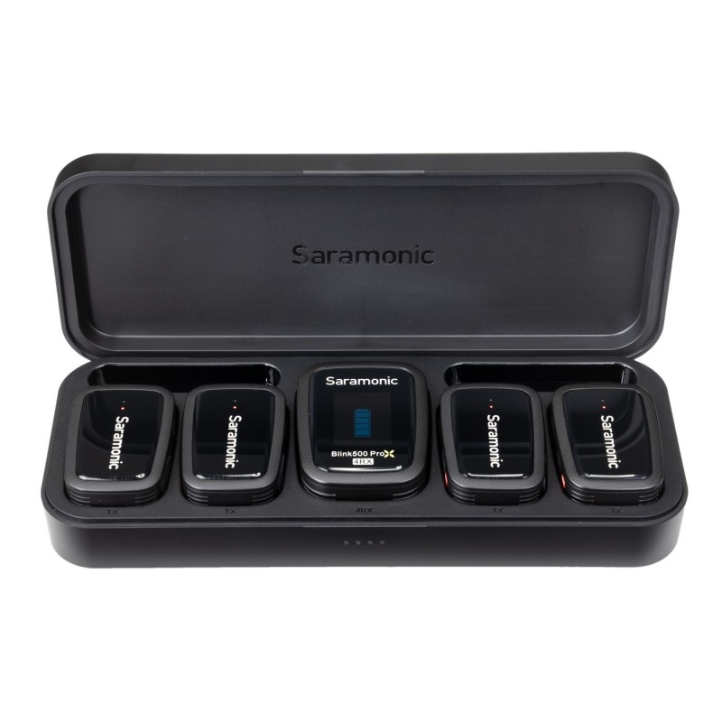 Saramonic Blink500 ProX B8 (RX + TX + TX + TX + TX) - Zestaw do bezprzewodowej transmisji dźwięku