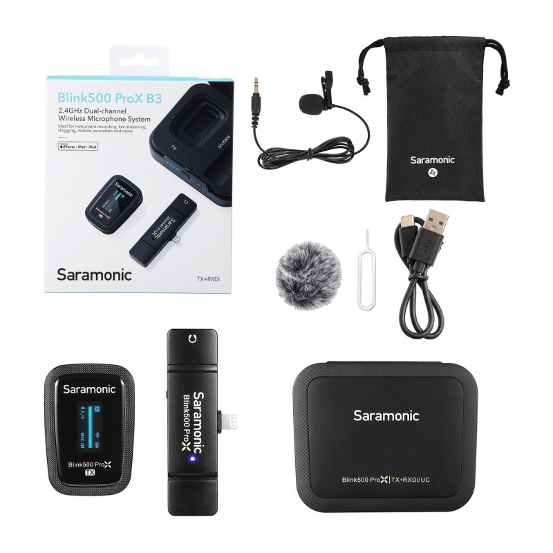 Saramonic Blink500 ProX B3 (RXDi + TX) - Zestaw do bezprzewodowej transmisji dźwięku