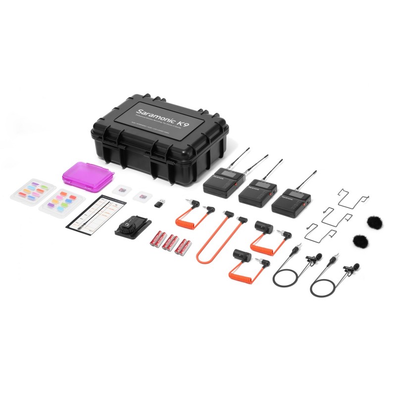 Saramonic K9 Duo - Zestaw do bezprzewodowej transmisji dźwięku