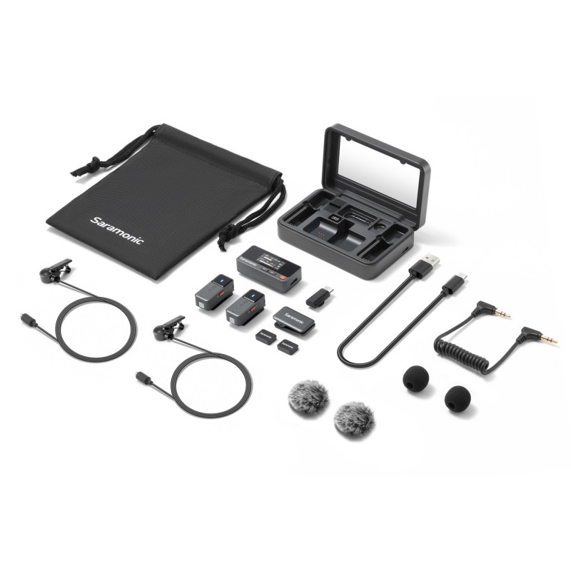 Saramonic Air-02 (RX + TX +TX) - Zestaw do bezprzewodowej transmisji dźwięku