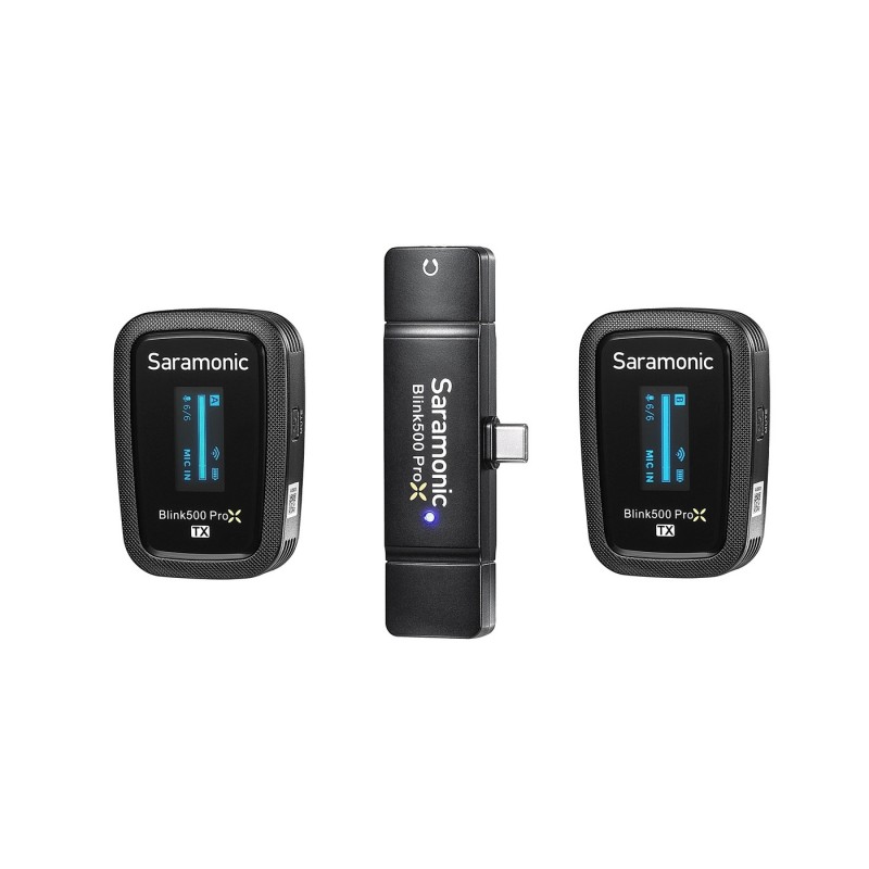 Saramonic Blink500 ProX B6 (RXUC + TX + TX) - Zestaw do bezprzewodowej transmisji dźwięku