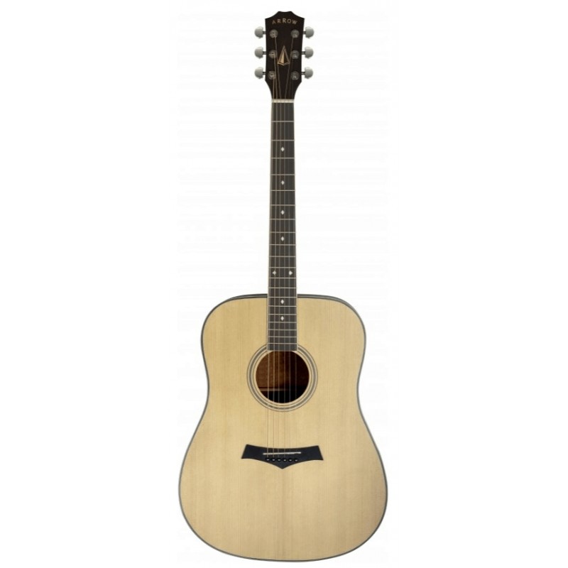 Arrow Silver A NT Natural Gitara akustyczna - 1 - Gitary akustyczne - Arrow Silver A NT to gitara akustyczna w popularnym kształ