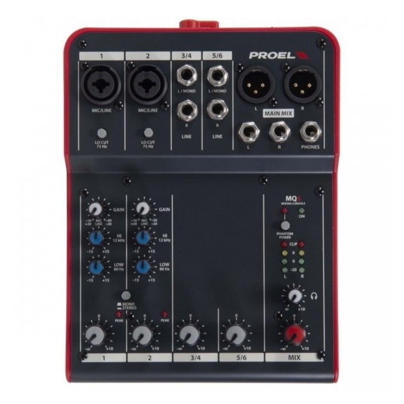 Proel MQ6 - Mikser analogowy audio