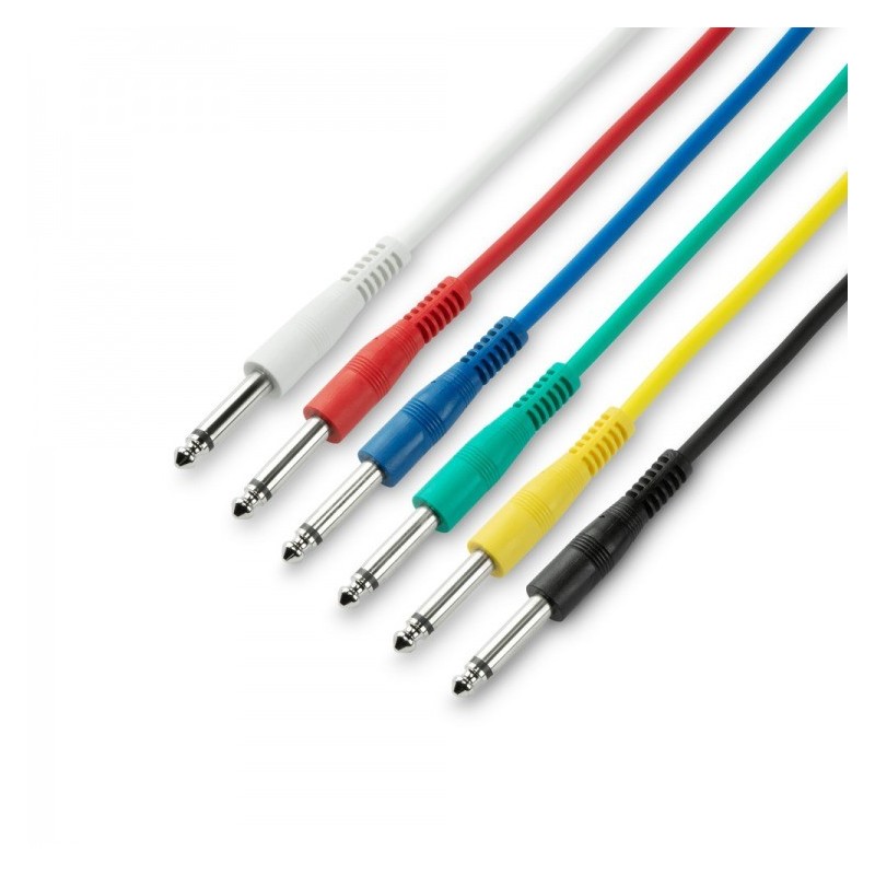 Adam Hall K3IPP0060SET - Zestaw 6 Patch kabli