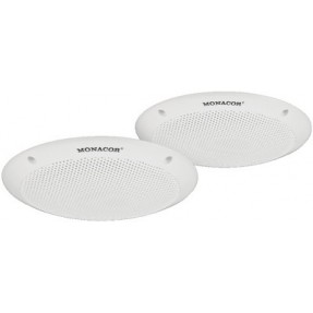 MONACOR SPE-15FslsWS - para wodoodpornych głośników sufitowych