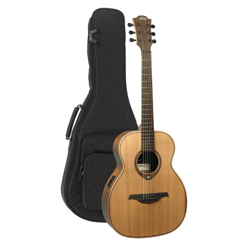 Lag GLA TRAVEL-RCE - Gitara E-Akustyczna z pokrowcem