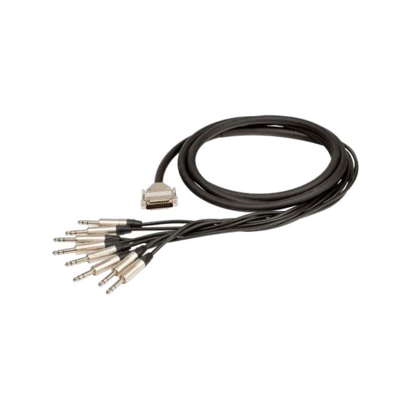 Proel ADAT200JSTN04 - kabel 1x SUB D - 8x Jack, 4m