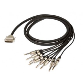 Proel ADAT200JSTP04 - kabel 1x SUB D - 8x Jack, 4m