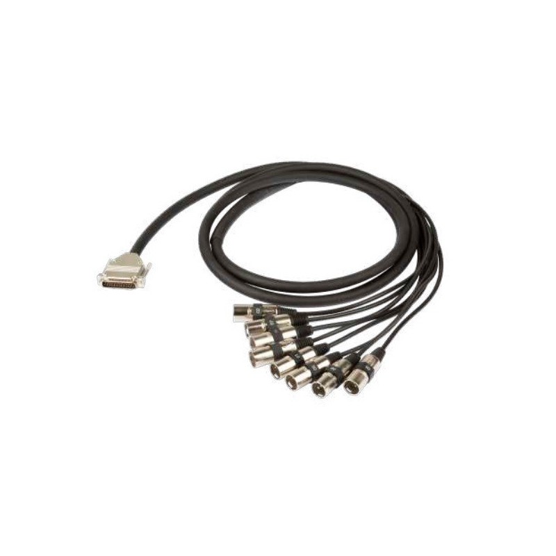 Proel ADAT200MXTP05 - kabel 1x SUB D - 8x XLR M, 5m
