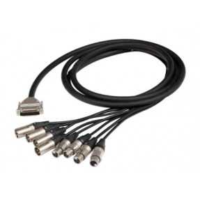 Proel ADAT220DN04 - kabel multicore SUB D - XLR 4m