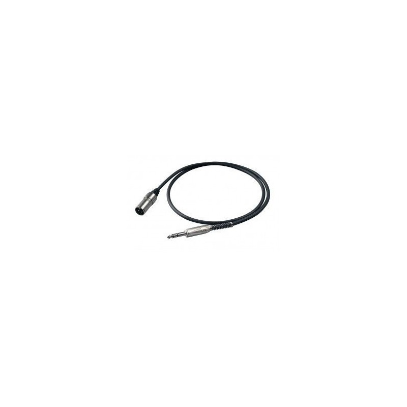 Proel BULK230LU05 - Kabel Jack - XLR M 0,5m