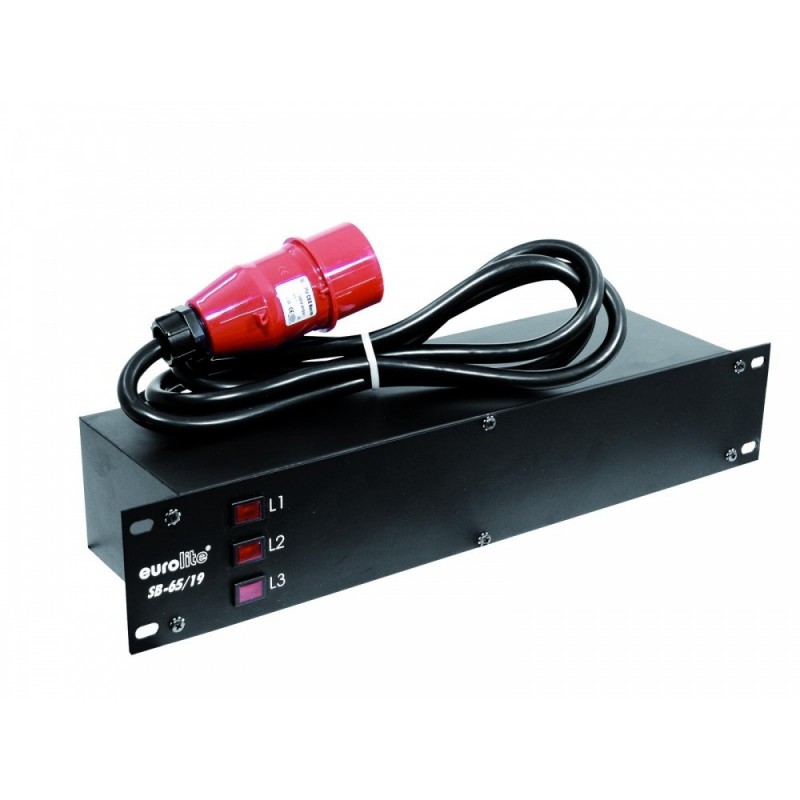 EUROLITE SB-65sls19 CEE split box - rozdzielnia 16A