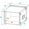 ST Effect rack 10U 38cm - case