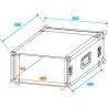 ST Amplifier rack PR-2, 4U, 47cm - case