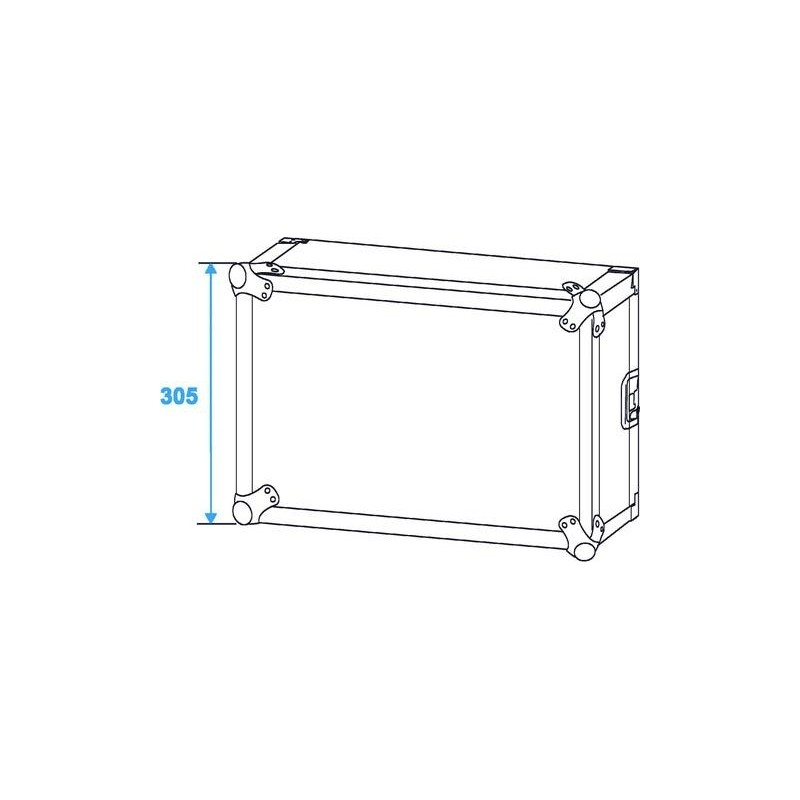 ST Amplifier rack PR-2, 6U, 47cm - case