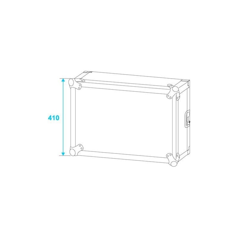 ST Amplifier rack PR-2, 8U, 47cm - case