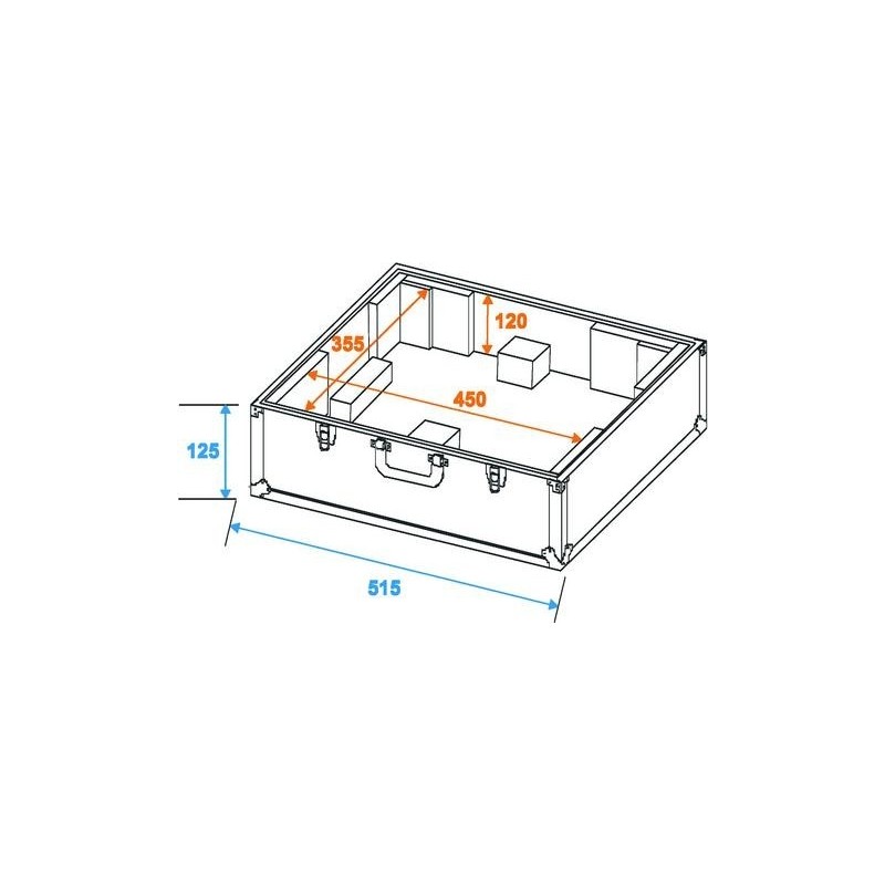 ST Turntable case S black - case