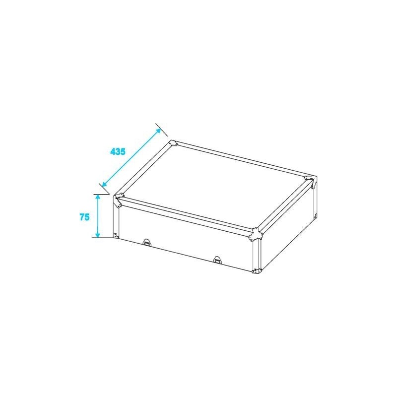 ST Turntable case S black - case