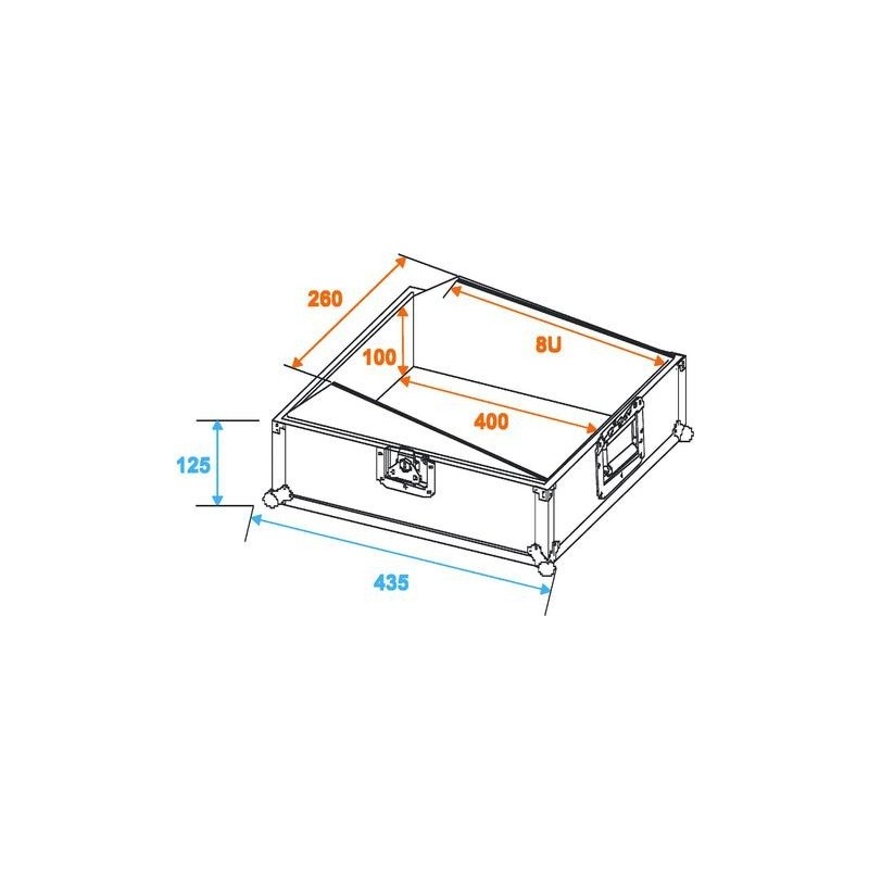 ST Mixer case Road MCR-10 sloping - case