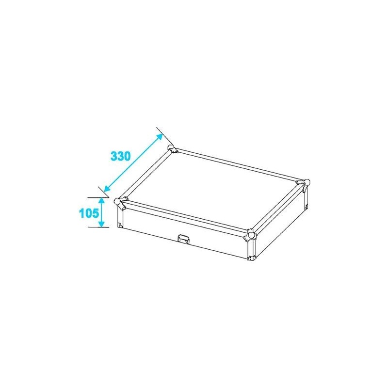 ST Mixer case Road MCR-10 sloping - case