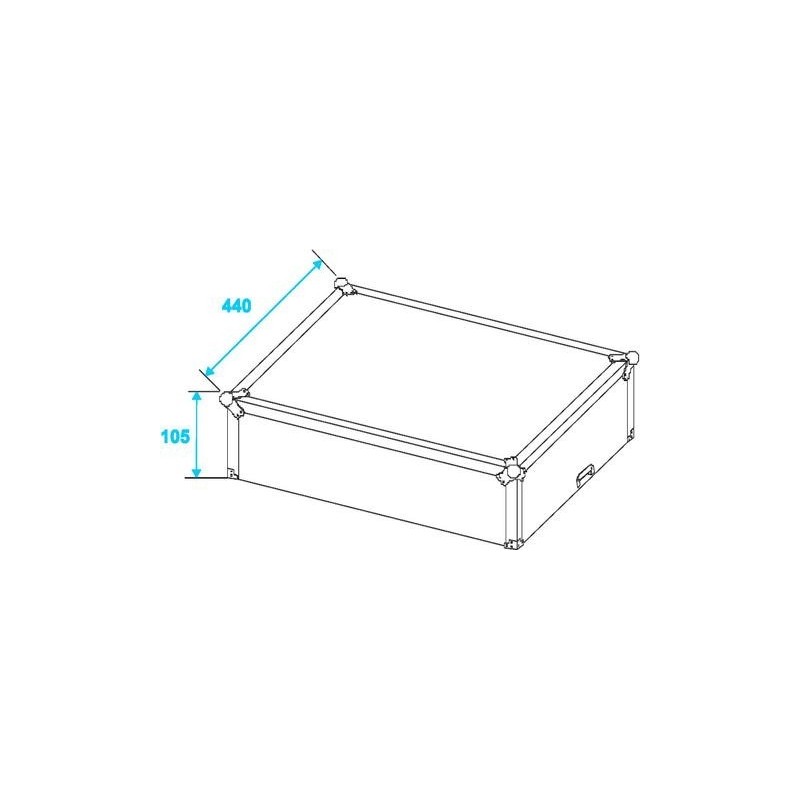 ST Mixer case Pro MCV-19 variable 8U - case