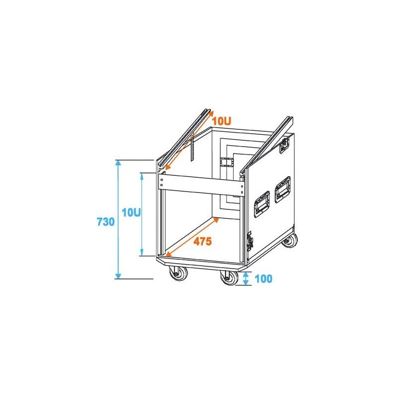 ST Special Combi-case Profi, 10 U - case
