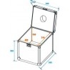 ST Flightcase for Mirror ball 30cm - case