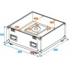 ST  Flightcase for Mirror ball 75cm  - case