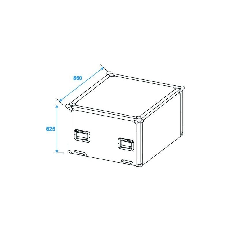 ST  Flightcase for Mirror ball 75cm  - case