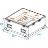ST Flightcase for Mirror ball 100cm - case