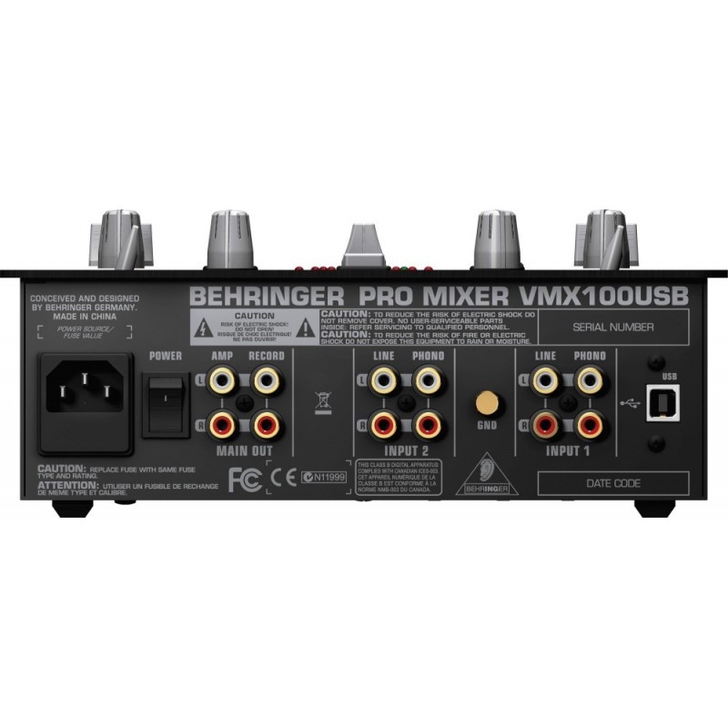 BEHRINGER VMX100 USB - mikser DJ