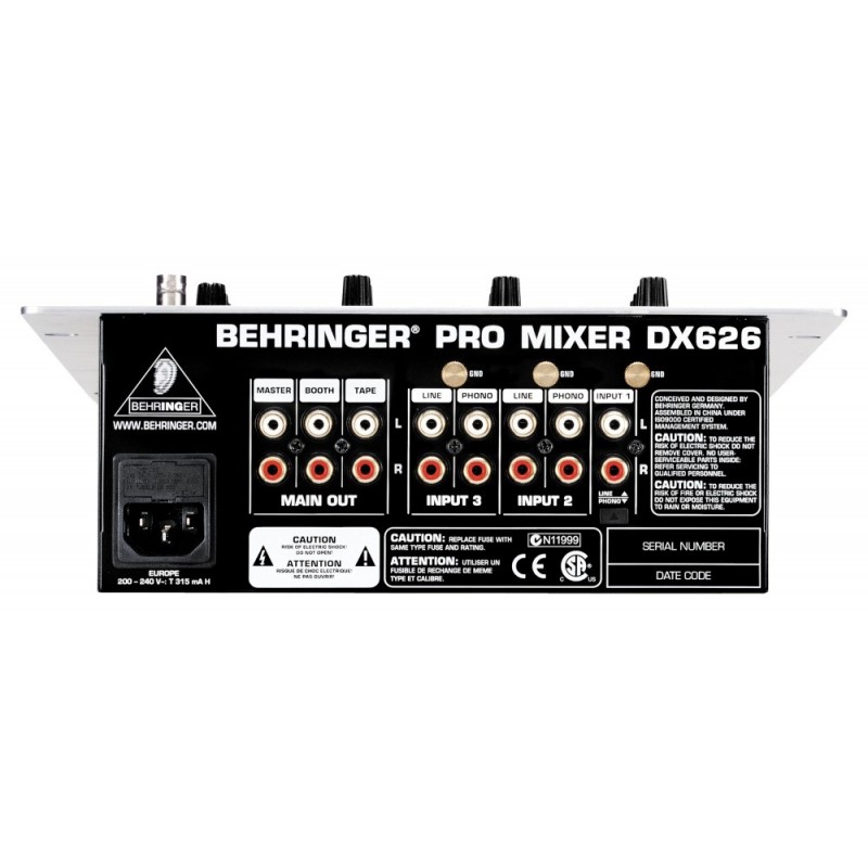 BEHRINGER DX 626 - mikser dj