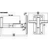 MONACOR PAST-500slsSW - uchwyt głośnikowy