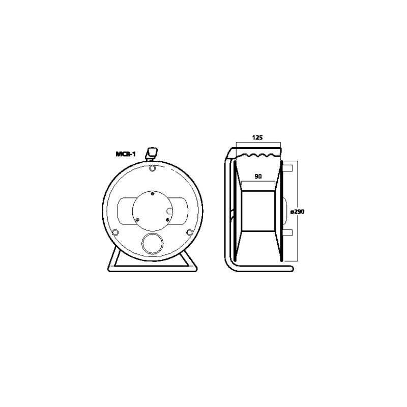 MONACOR MCR-1 - bęben kablowy