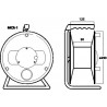 MONACOR MCR-1 - bęben kablowy