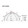 MONACOR ESP-32slsWS - głośniki ścienneslssufitowe PA
