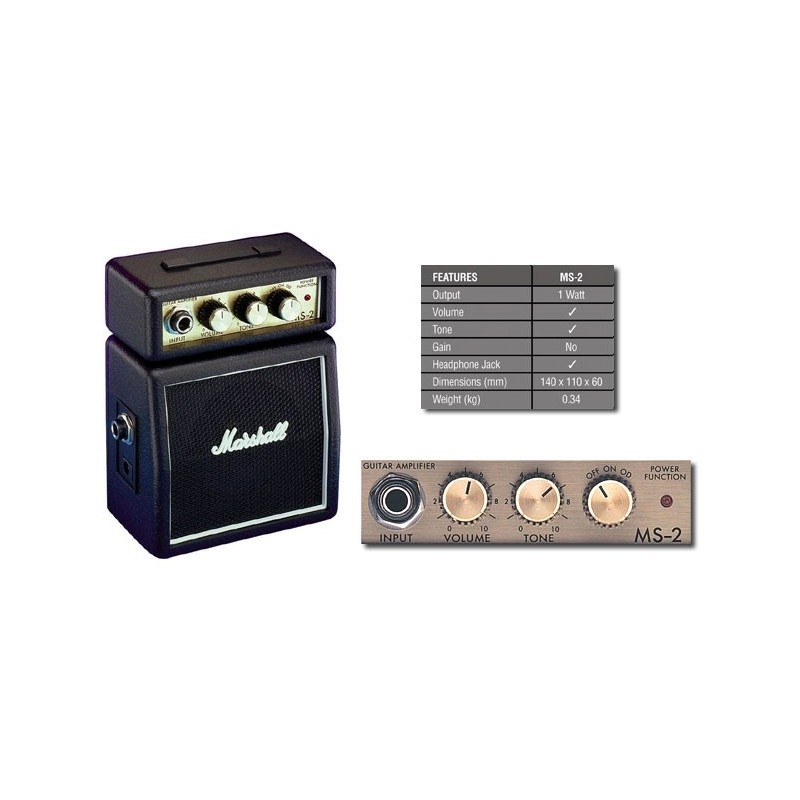 Marshall MicroAmp MS-2 - mini combo gitarowe