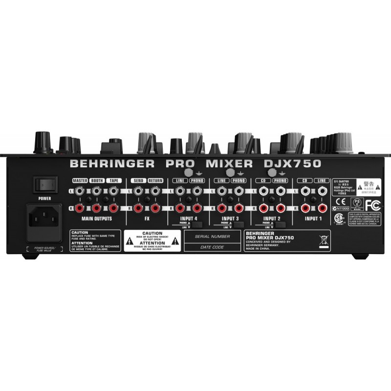 BEHRINGER DJX 750 - mikser DJ